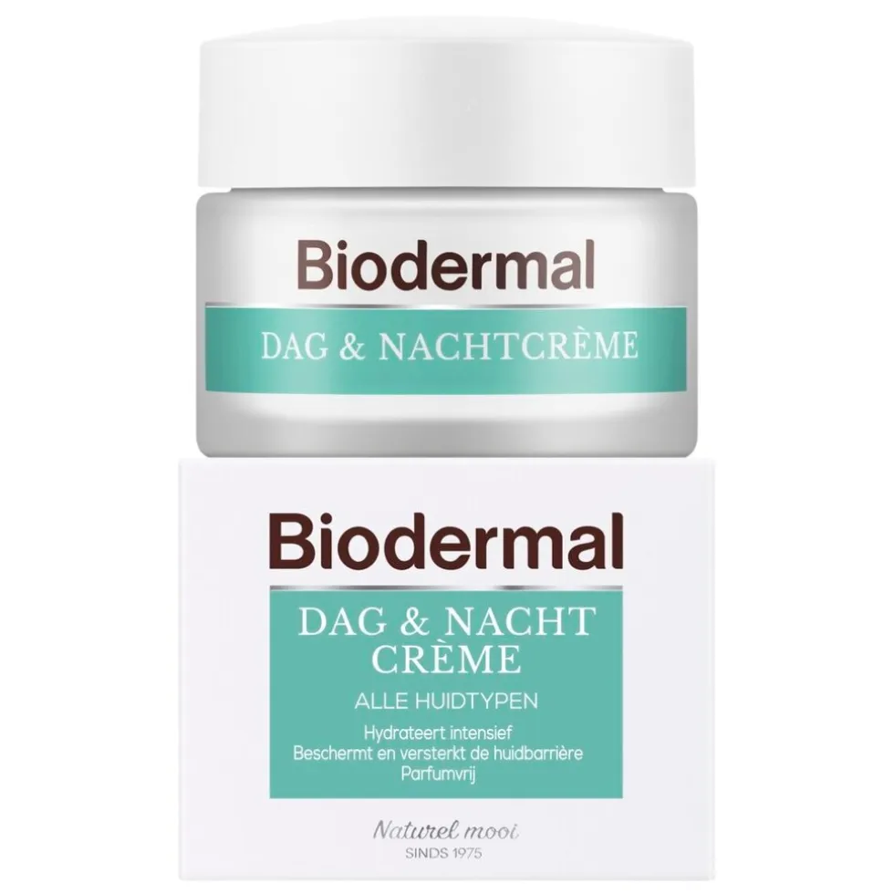Biodermal Dag & Nachtcrème voor alle Huidtypen