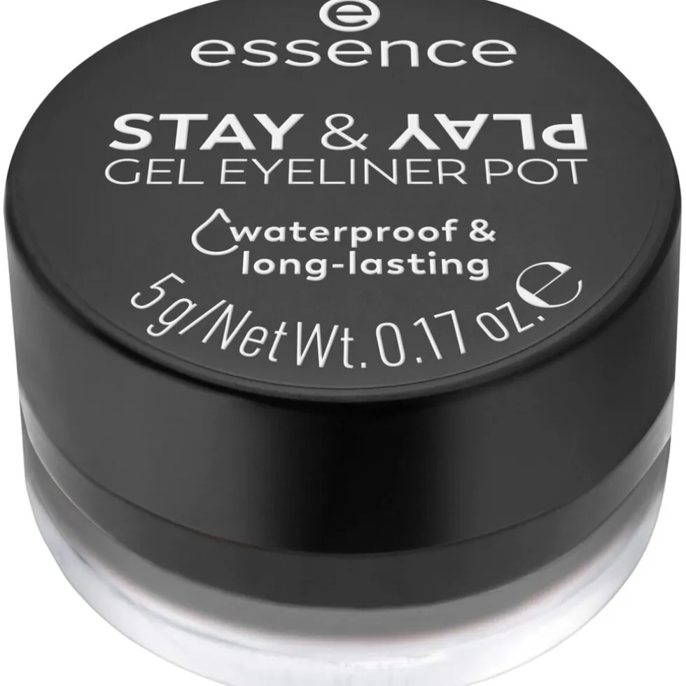 Essence Stay & Play 01 Black Gel Eyeliner Pot