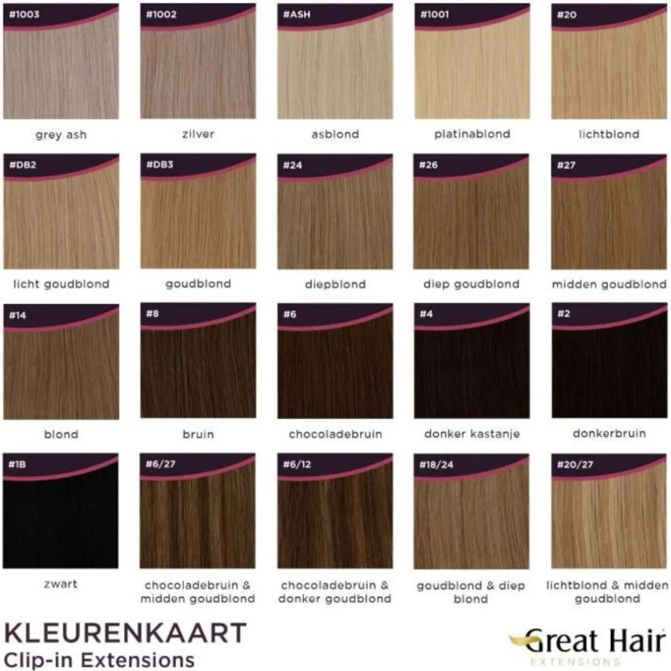 Great Hair Extensions Full Head Straight 40 cm