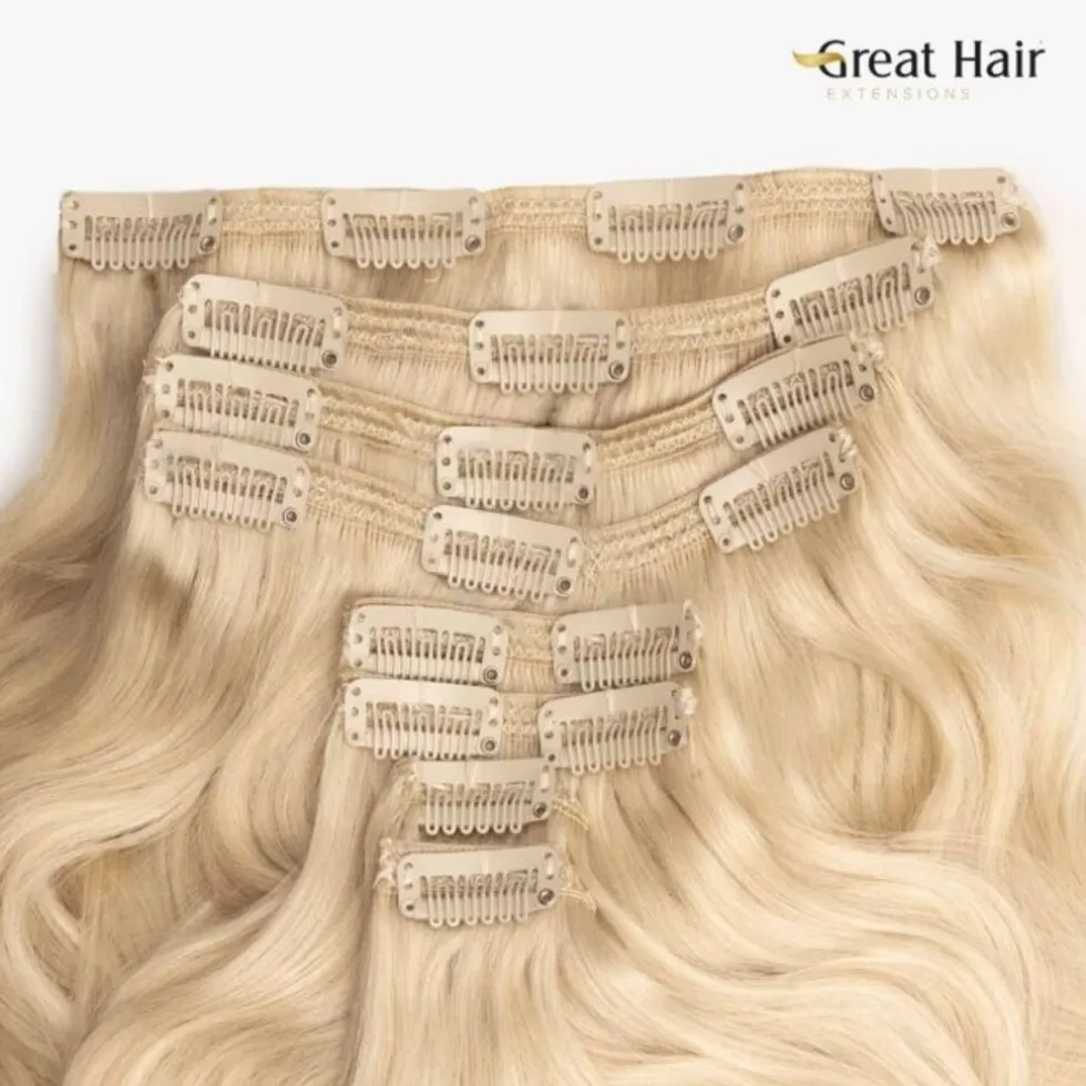 Great Hair Extensions Full Head Straight 40 cm