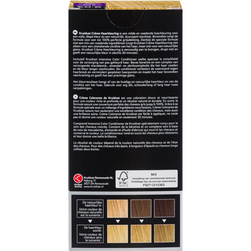 Kruidvat 9.03 Licht Honing Blond Crème Haarkleuring