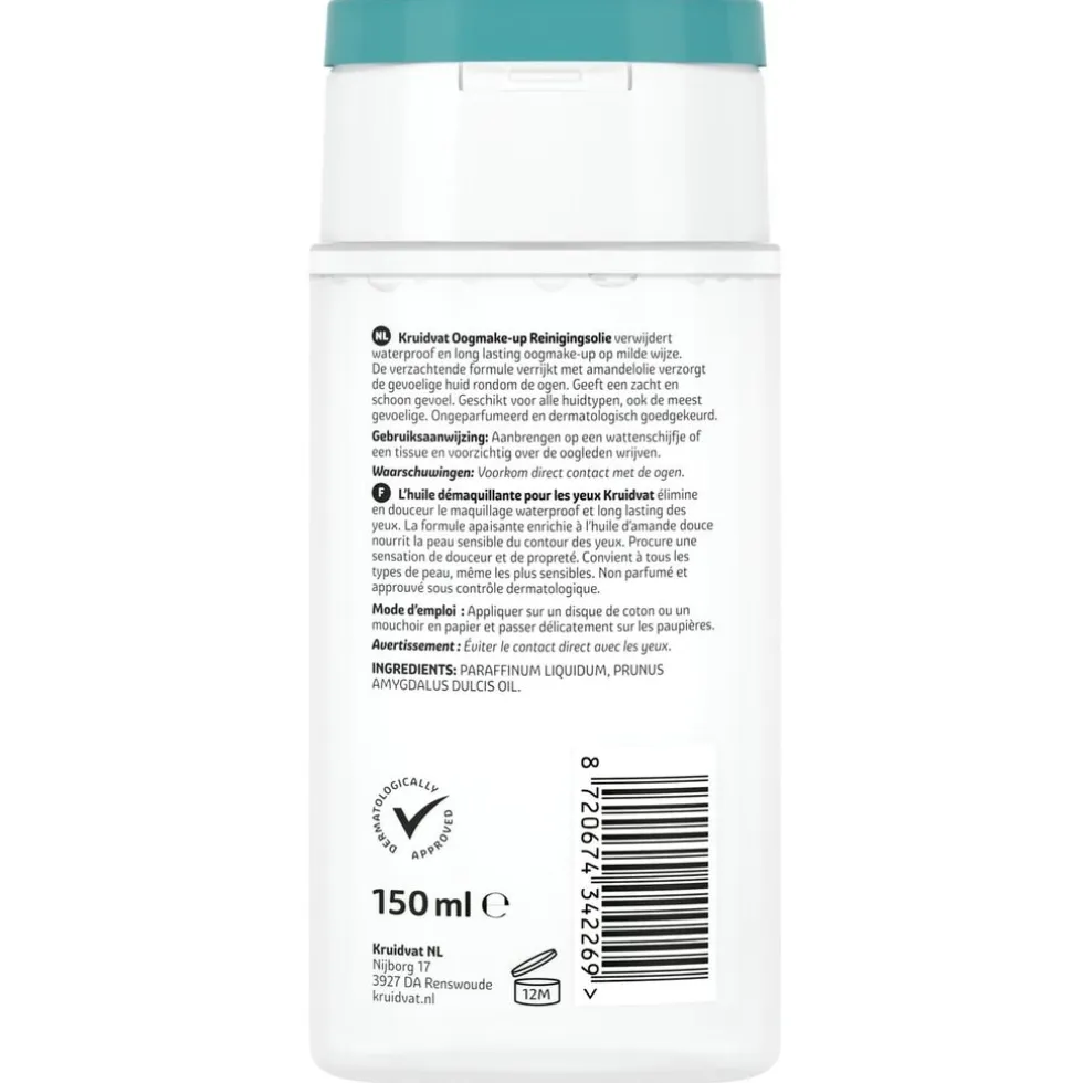 Kruidvat Cleansing Oil Oogmake-upremover