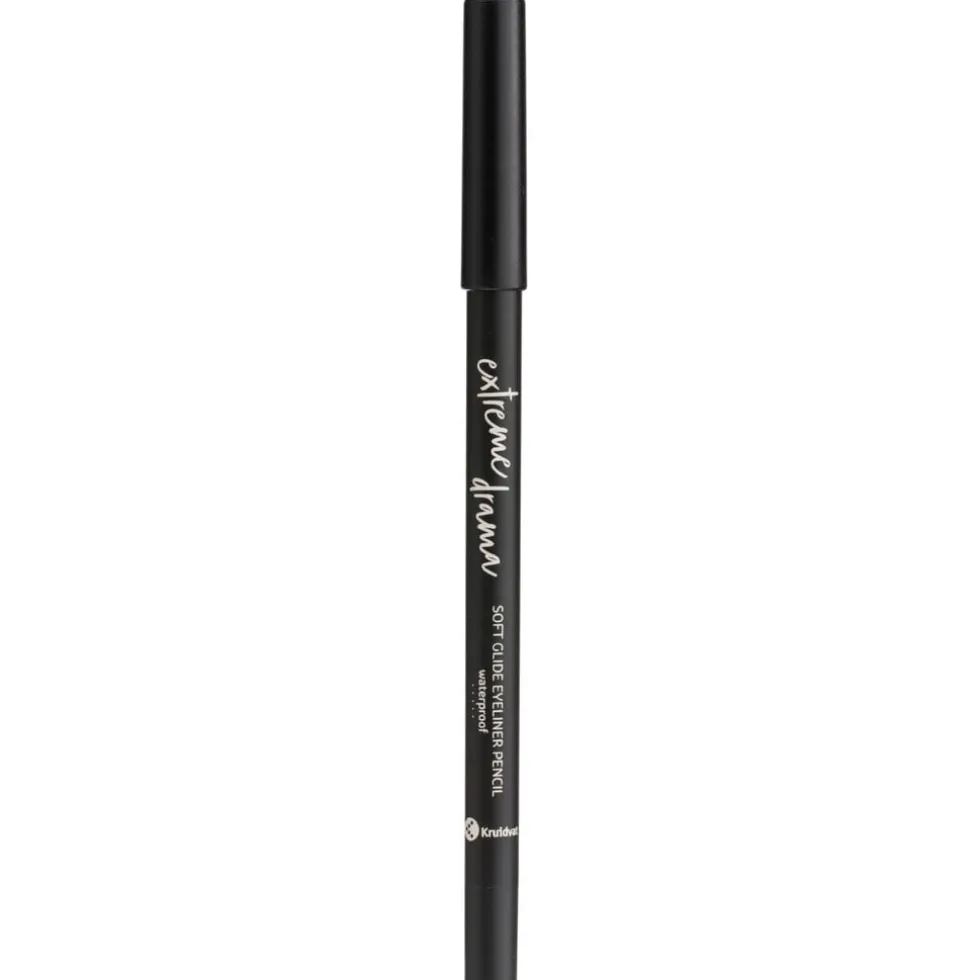 Kruidvat Extreme Drama 010 Wicked Black Soft Glide Waterproof Eyeliner Pencil