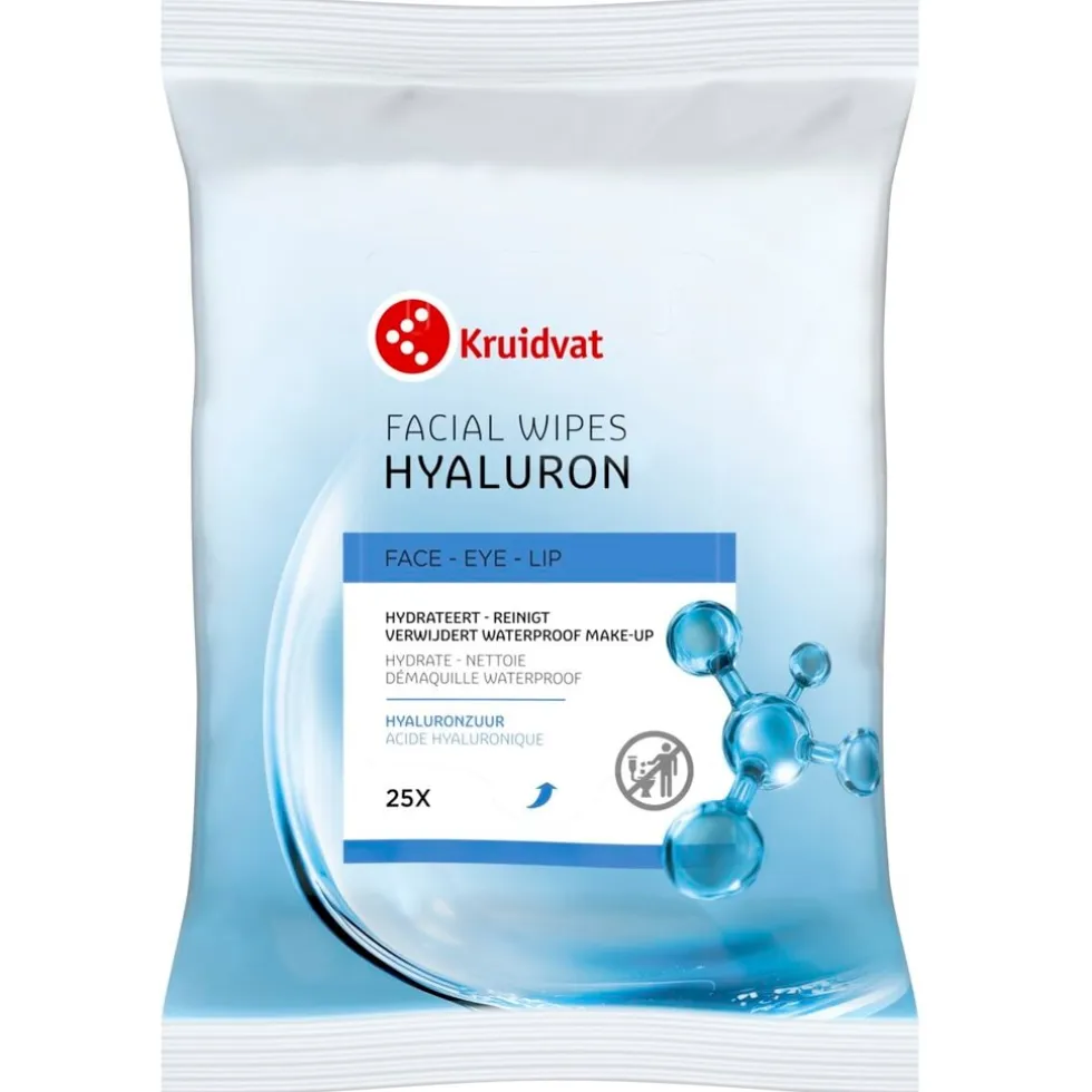 Kruidvat Hyaluron Gezichtsreinigingdoekjes
