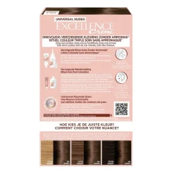 L'Oréal Paris Excellence 5U Nudes Lichtbruin Permanente Haarverf