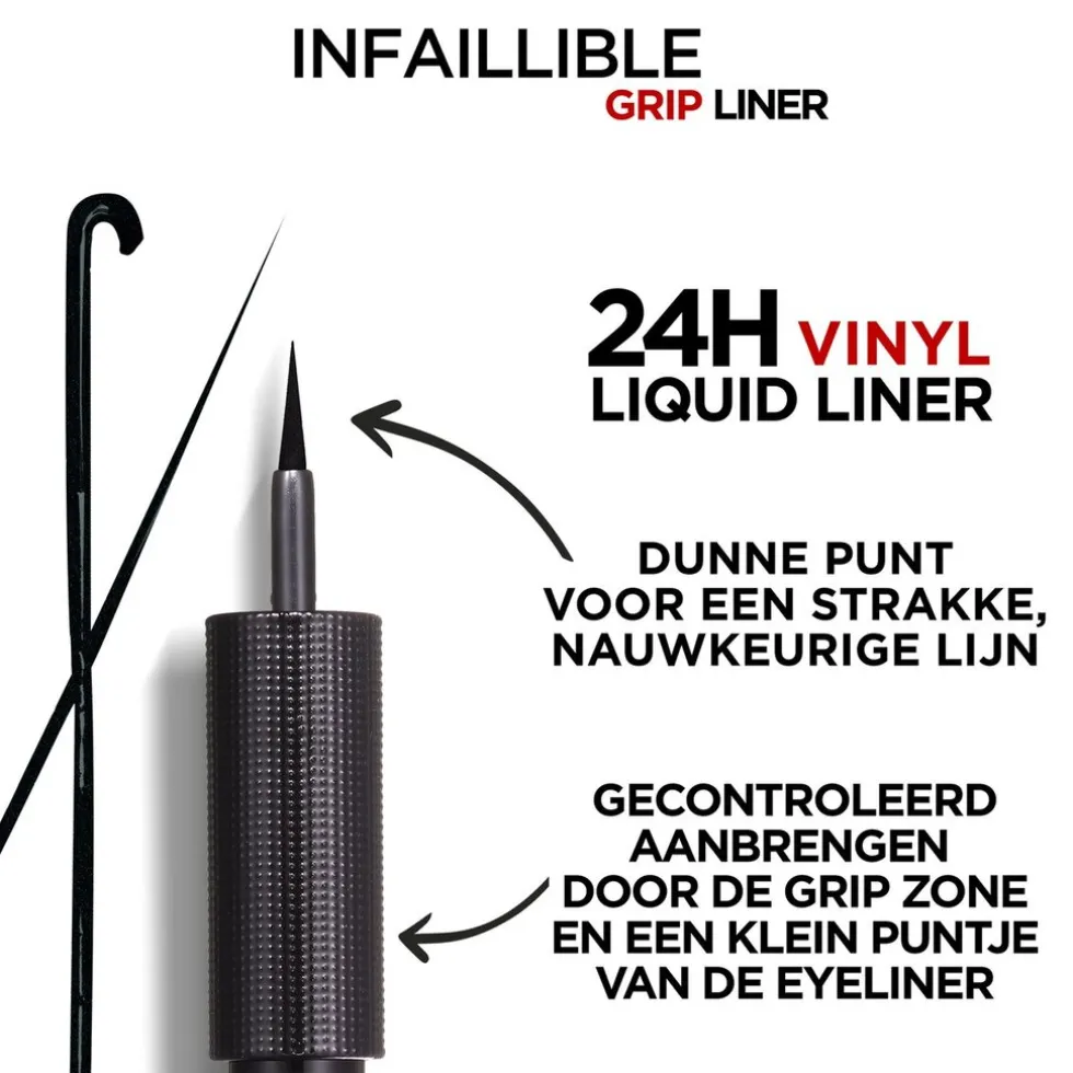 L'Oréal Paris Infaillible Grip Vinyl Liquid Black Liner