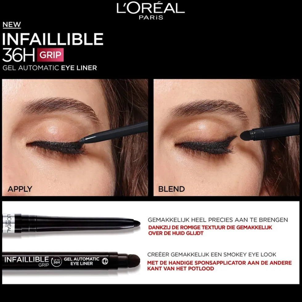 L'Oréal Paris Infaillible 36H Grip Gel Automatic Taupe Grey Eyeliner
