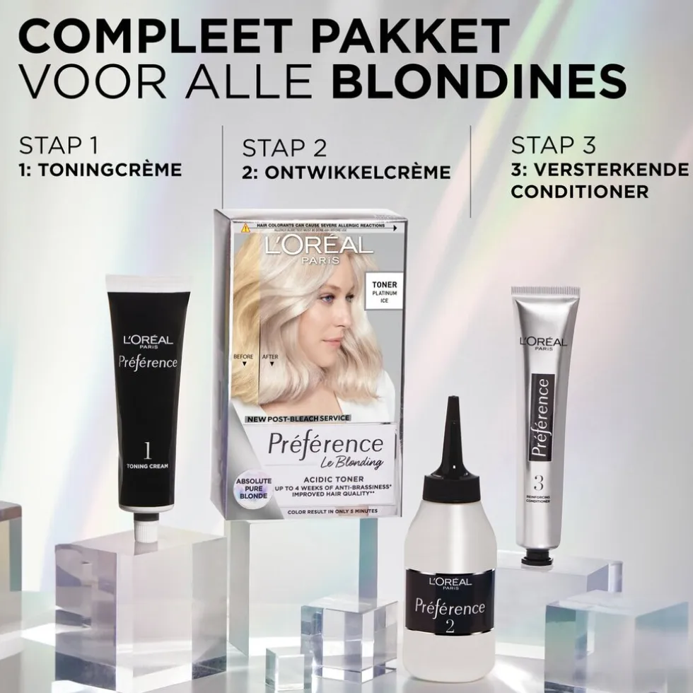 L'Oréal Paris Préférence Le Blonding Platinum Ice Acidic Toner