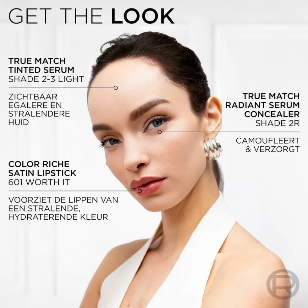 L'Oréal Paris True Match Nude 1-2 Rosy Light Plumping Tinted Serum