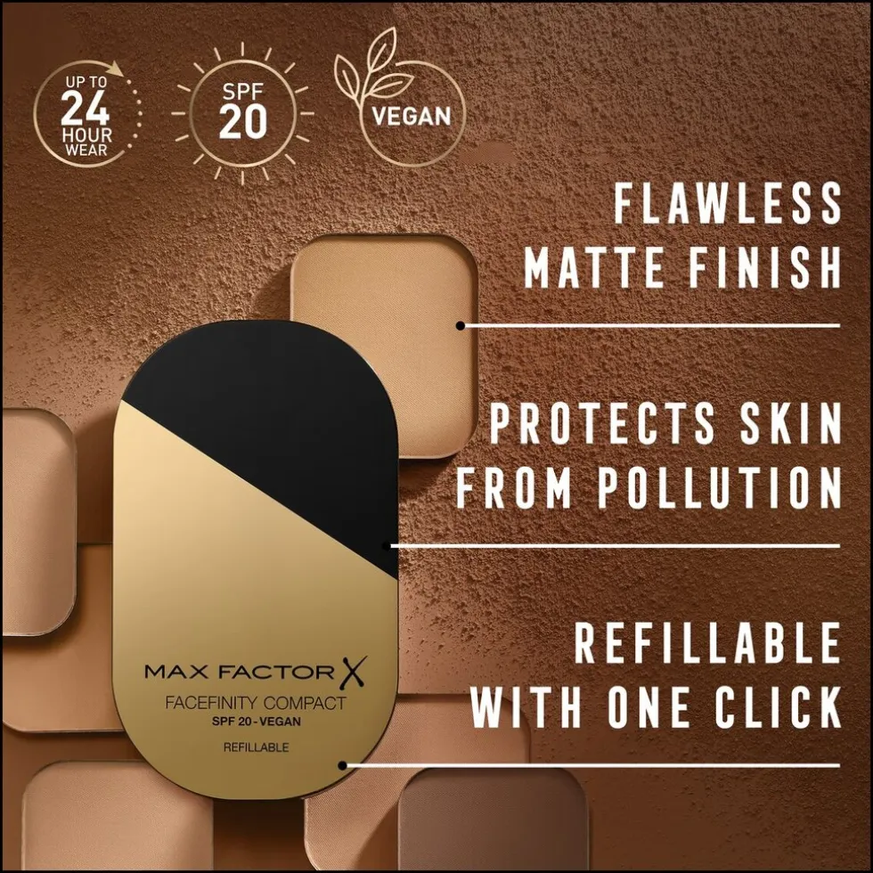 Max Factor Facefinity Compact 002 Ivory Foundation