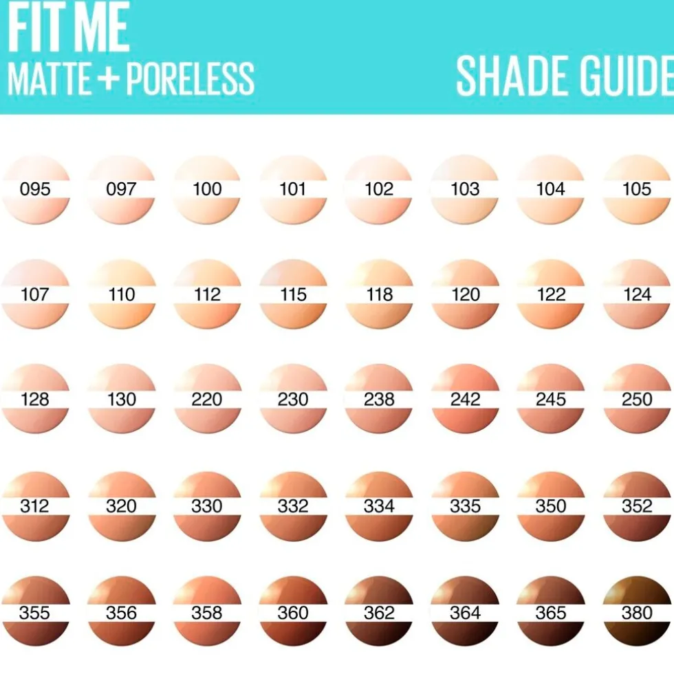 Maybelline New York Fit Me Matte + Poreless 375 Java Foundation