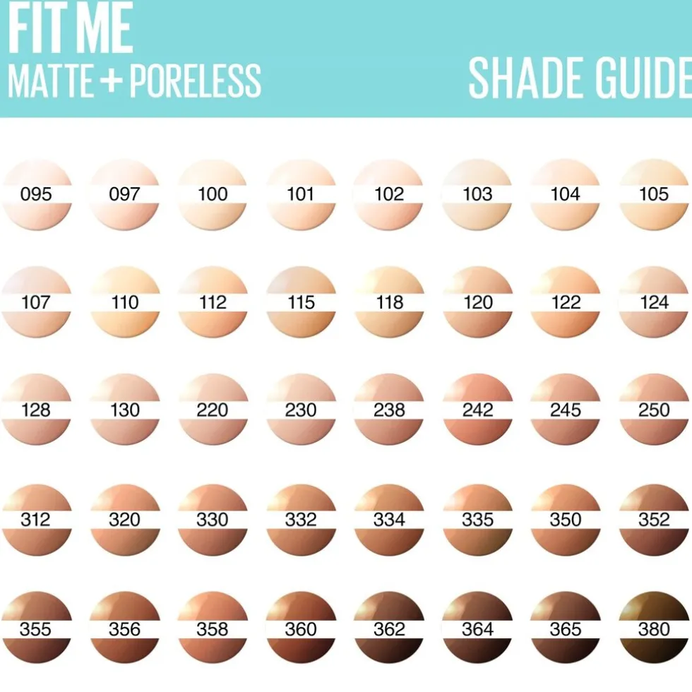 Maybelline New York Fit Me Matte & Poreless 102 Fair Ivory Foundation