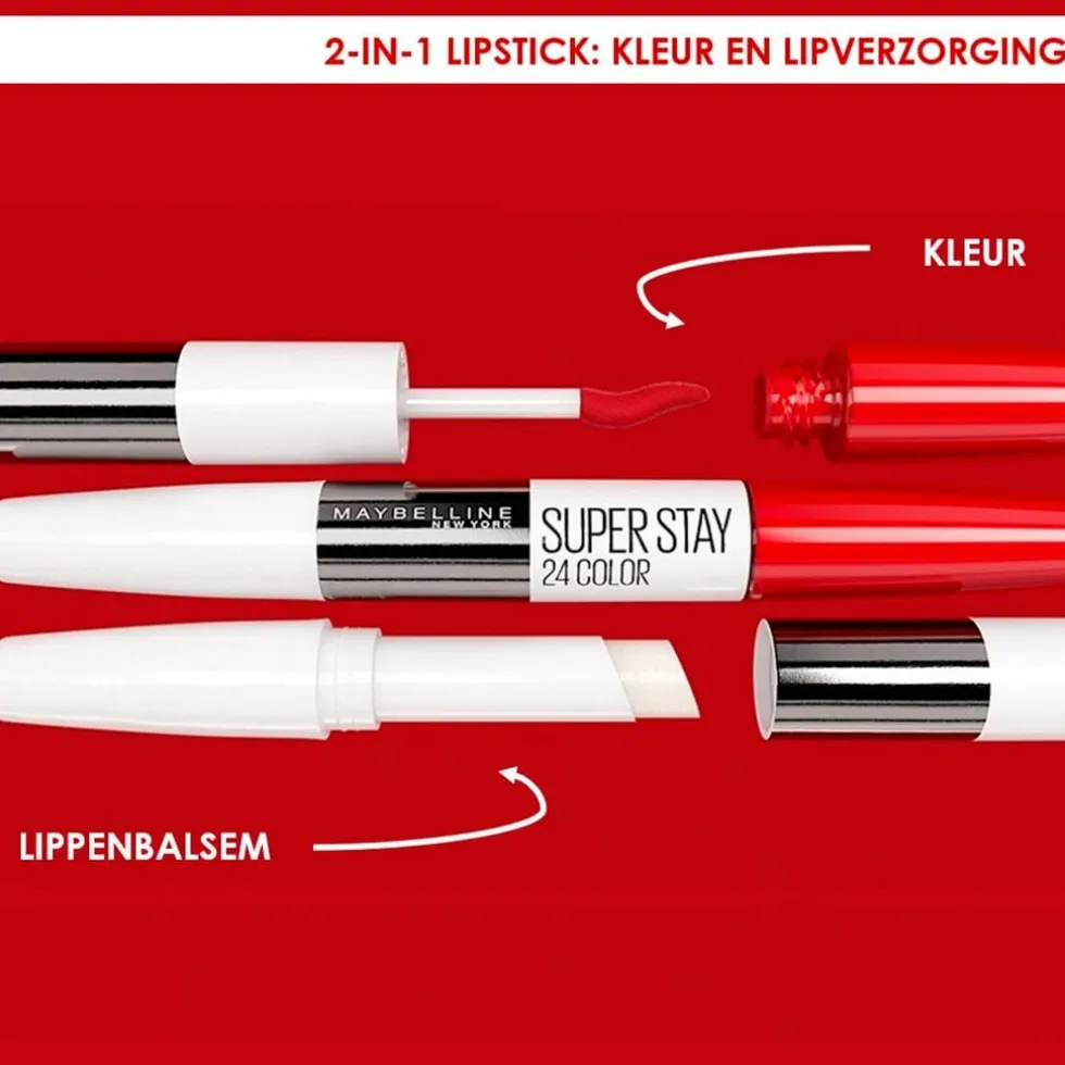 Maybelline New York Superstay 24h 444 Cosmic Coral Lipstick