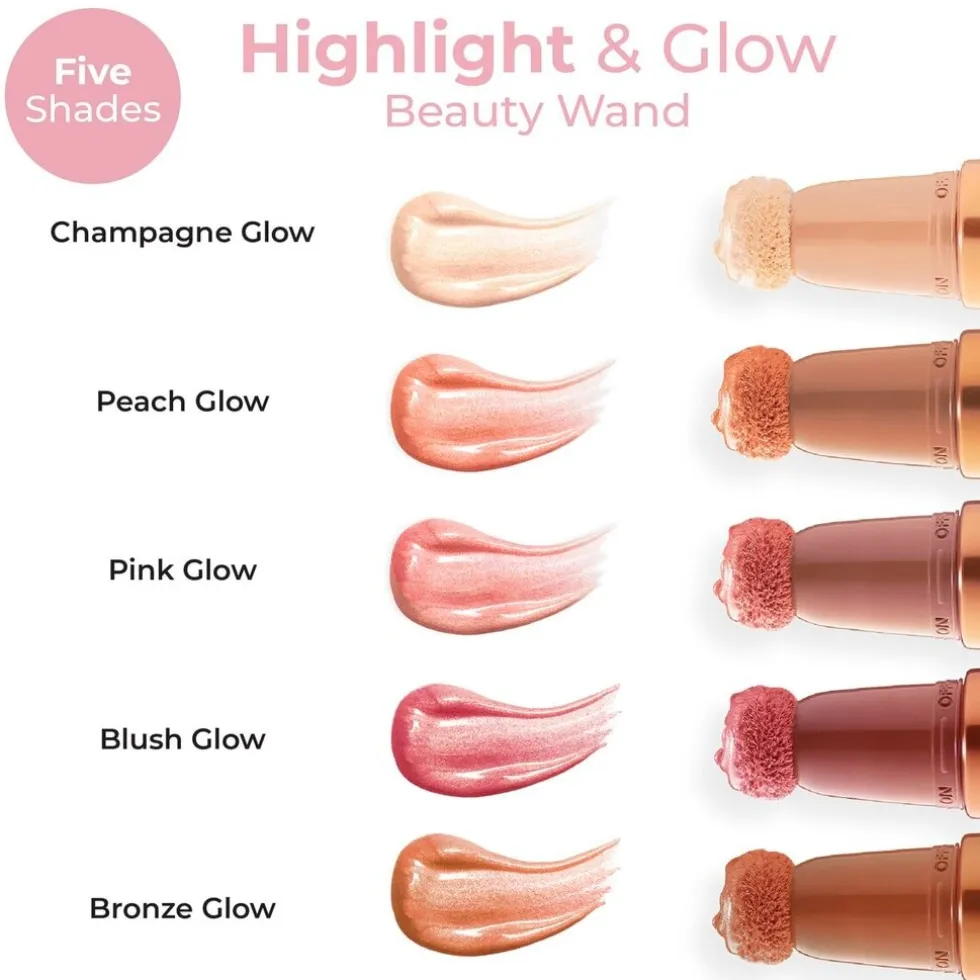 MCoBeauty Highlight & Glow Pink Glow Beauty Wand