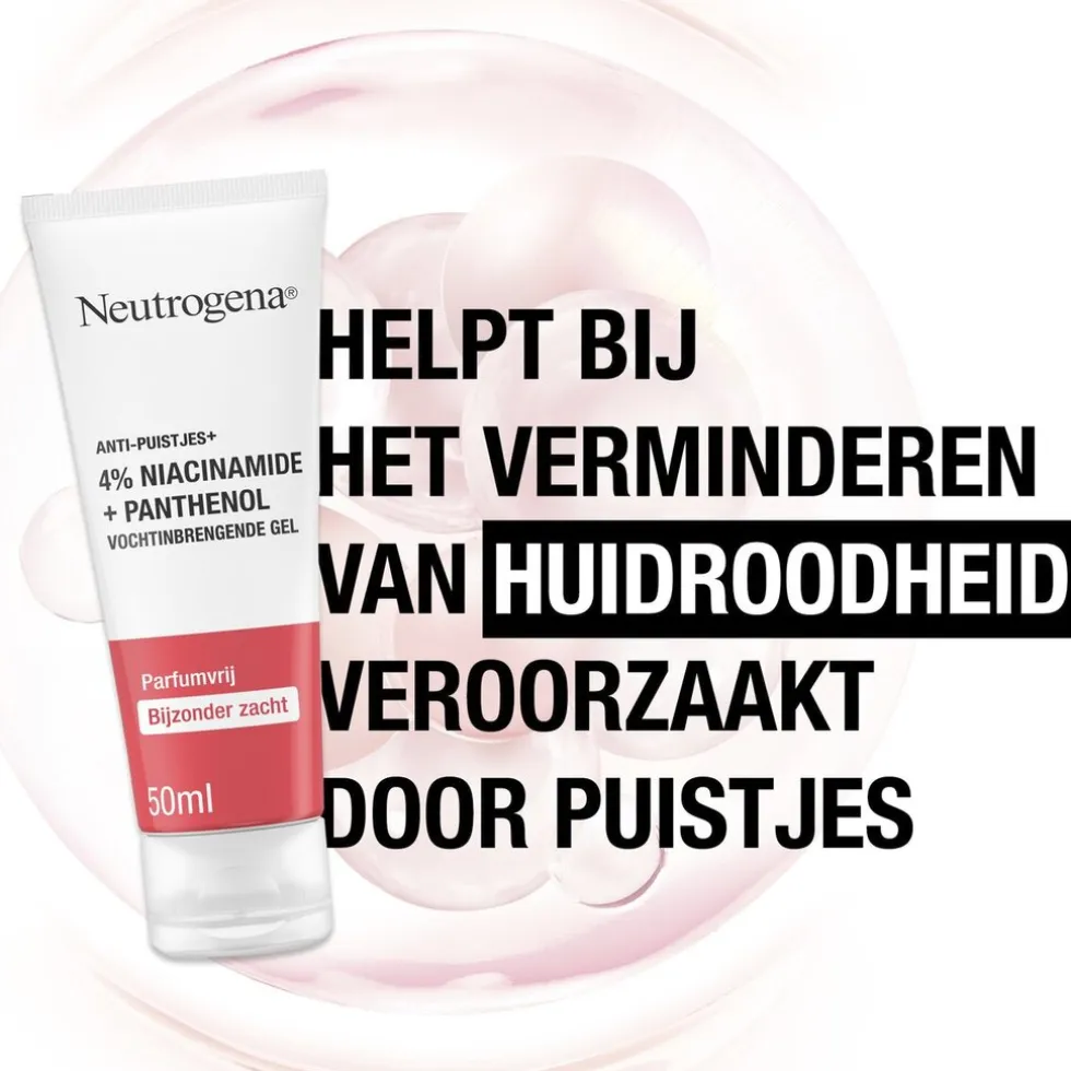 Neutrogena Anti-Puistjes+ 4% Niacinamide + Panthenol Vochtinbrengende Gel