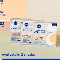 NIVEA Cellular Expert Finish 03 Medium Dark SPF15 3-In-1 Care Cushion Foundation