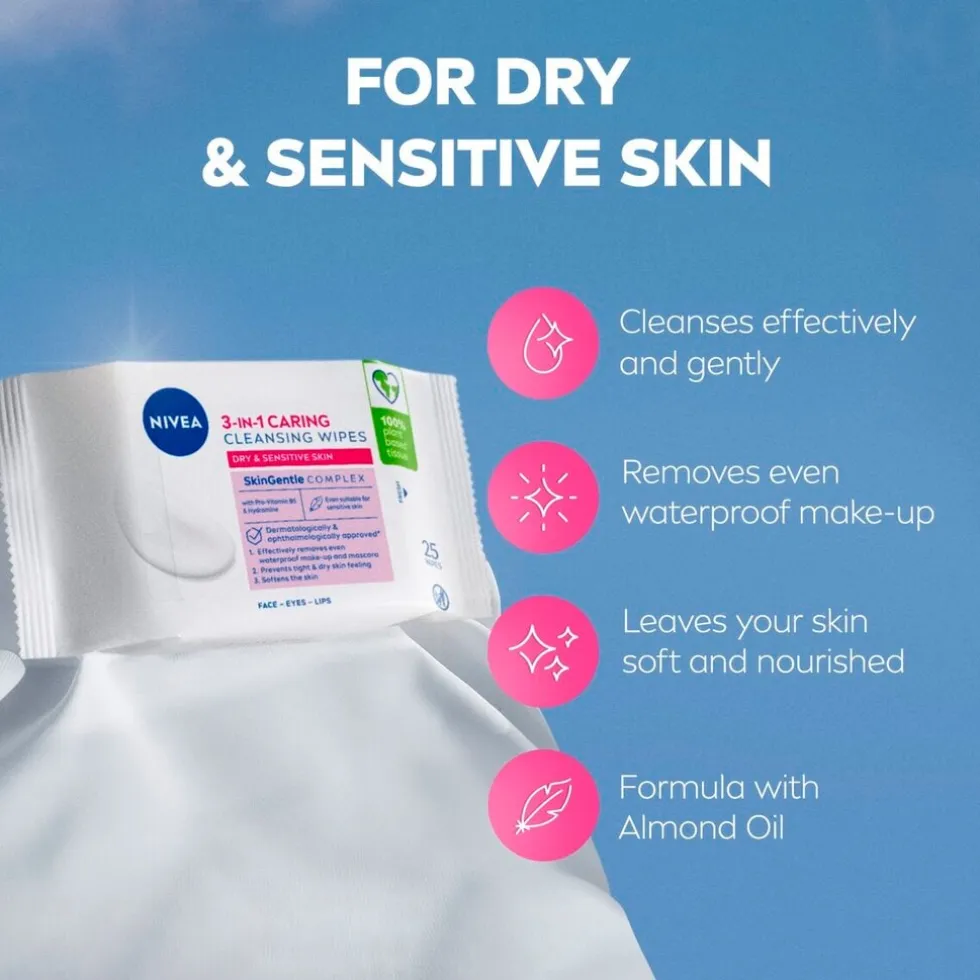 NIVEA 3-In-1 Reinigingsdoekjes