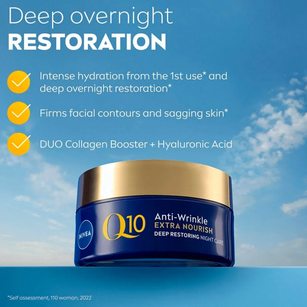 NIVEA Q10 Power Extra Voedende Anti-Rimpel Nachtcrème