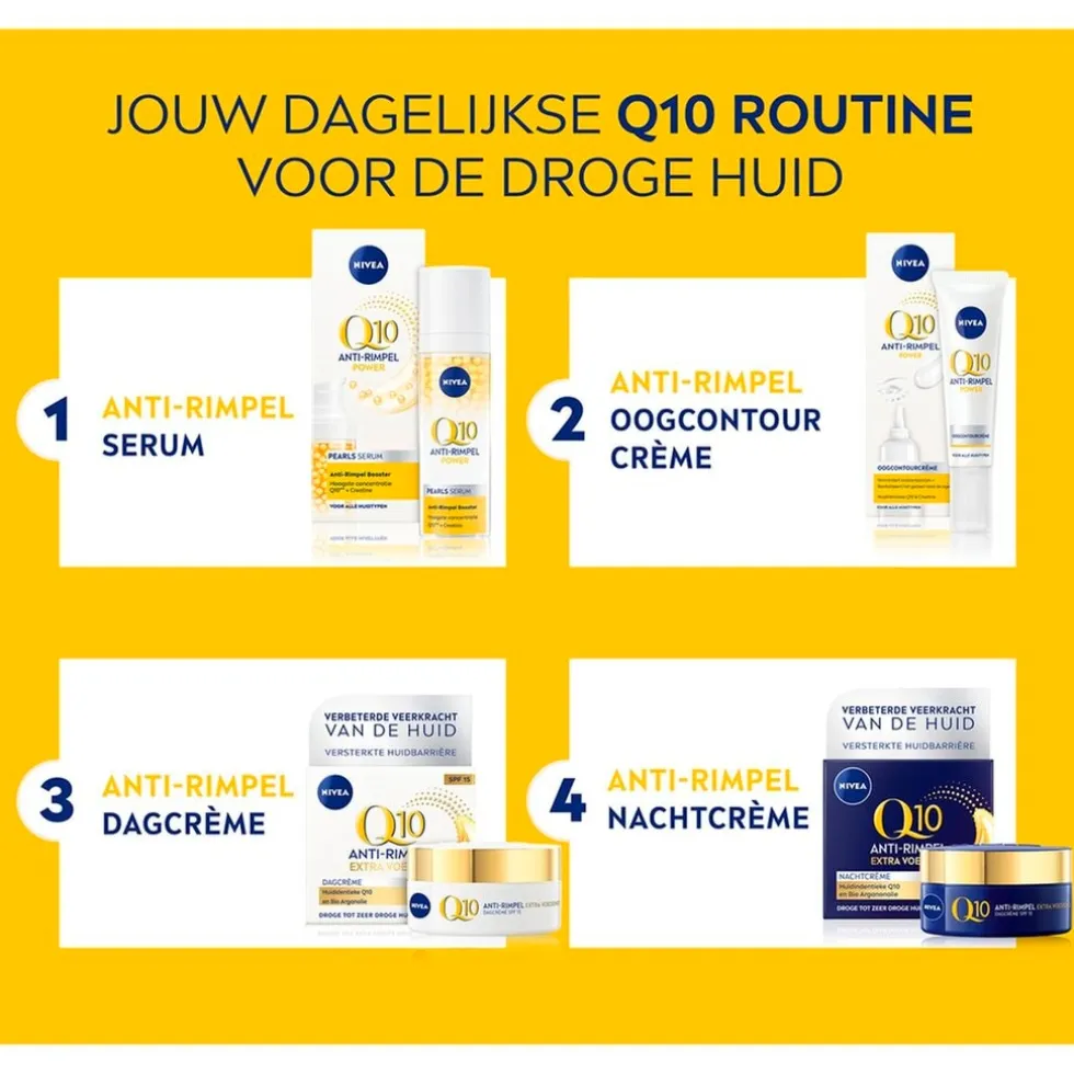 NIVEA Q10 Power Extra Voedende Anti-Rimpel Nachtcrème