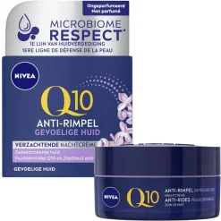 NIVEA Q10 Power Sensitive Anti-Rimpel Nachtcrème