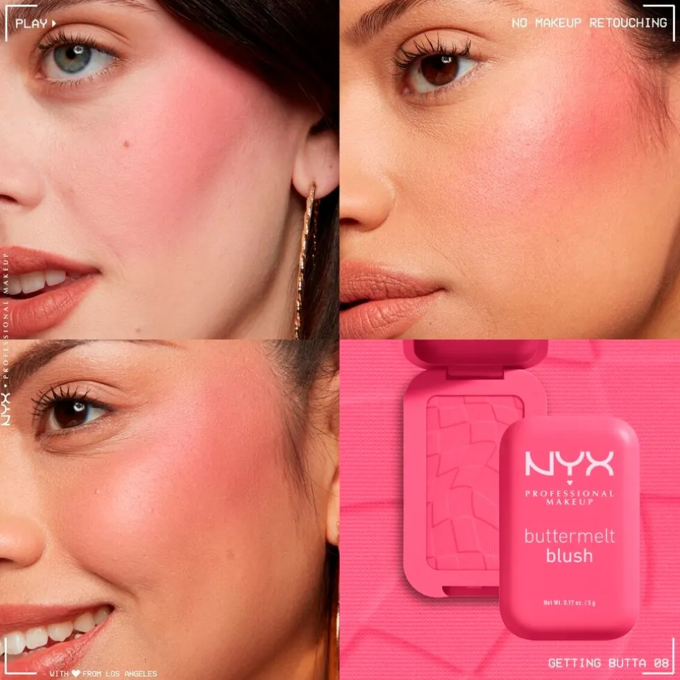NYX Professional Makeup 08 Getting Butta Buttermelt Blush