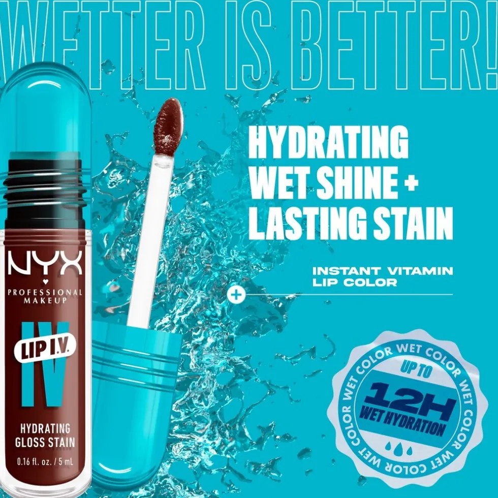 NYX Professional Makeup Lip IV 05 Mocha Me Wet Hydraterende Lipgloss