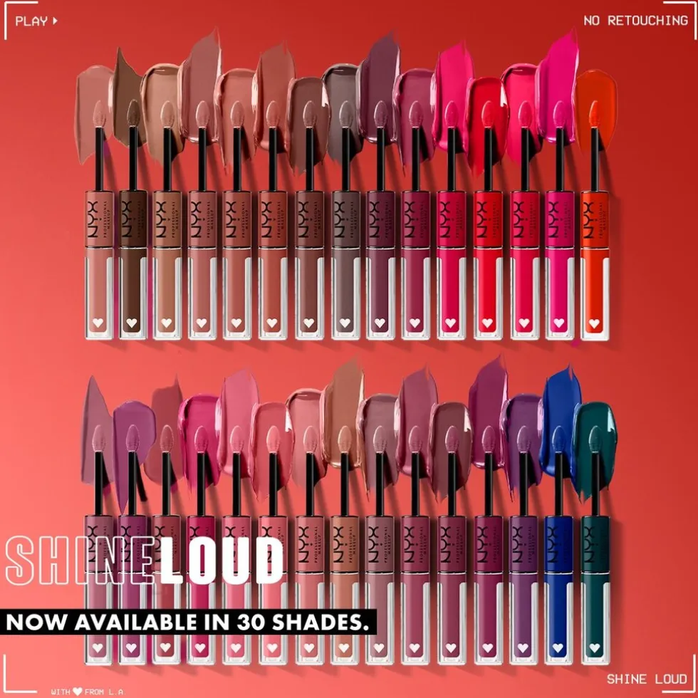 NYX Professional Makeup Shine Loud SHLP16 Goal Getter Lipstick