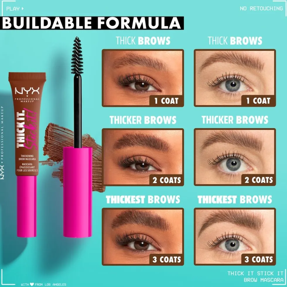 NYX Professional Makeup Thick It. Stick It! Espresso Brow Mascara