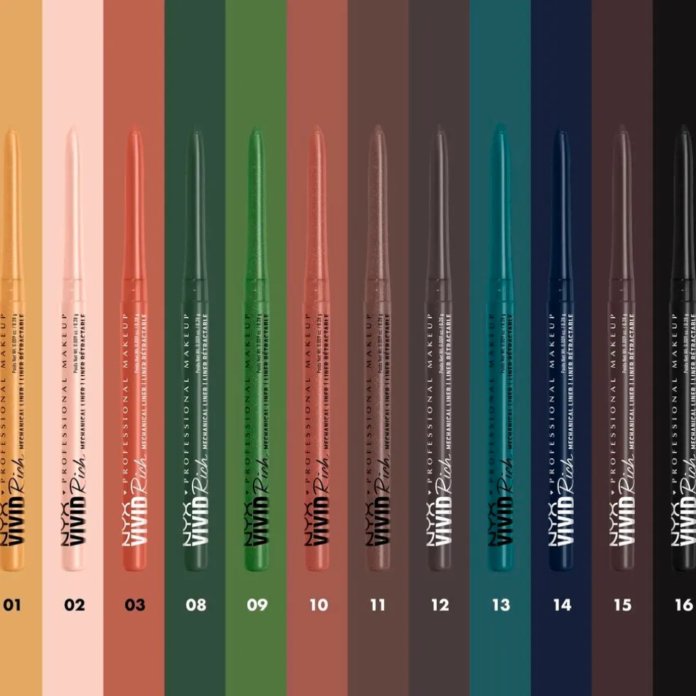 NYX Professional Makeup Vivid Rich 9 It's Giving Jade Mechanical Liner