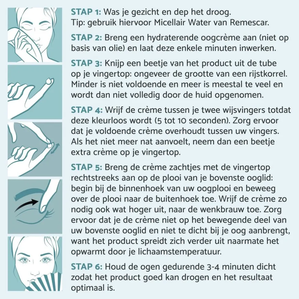 Remescar Hangende Oogleden Oogcrème