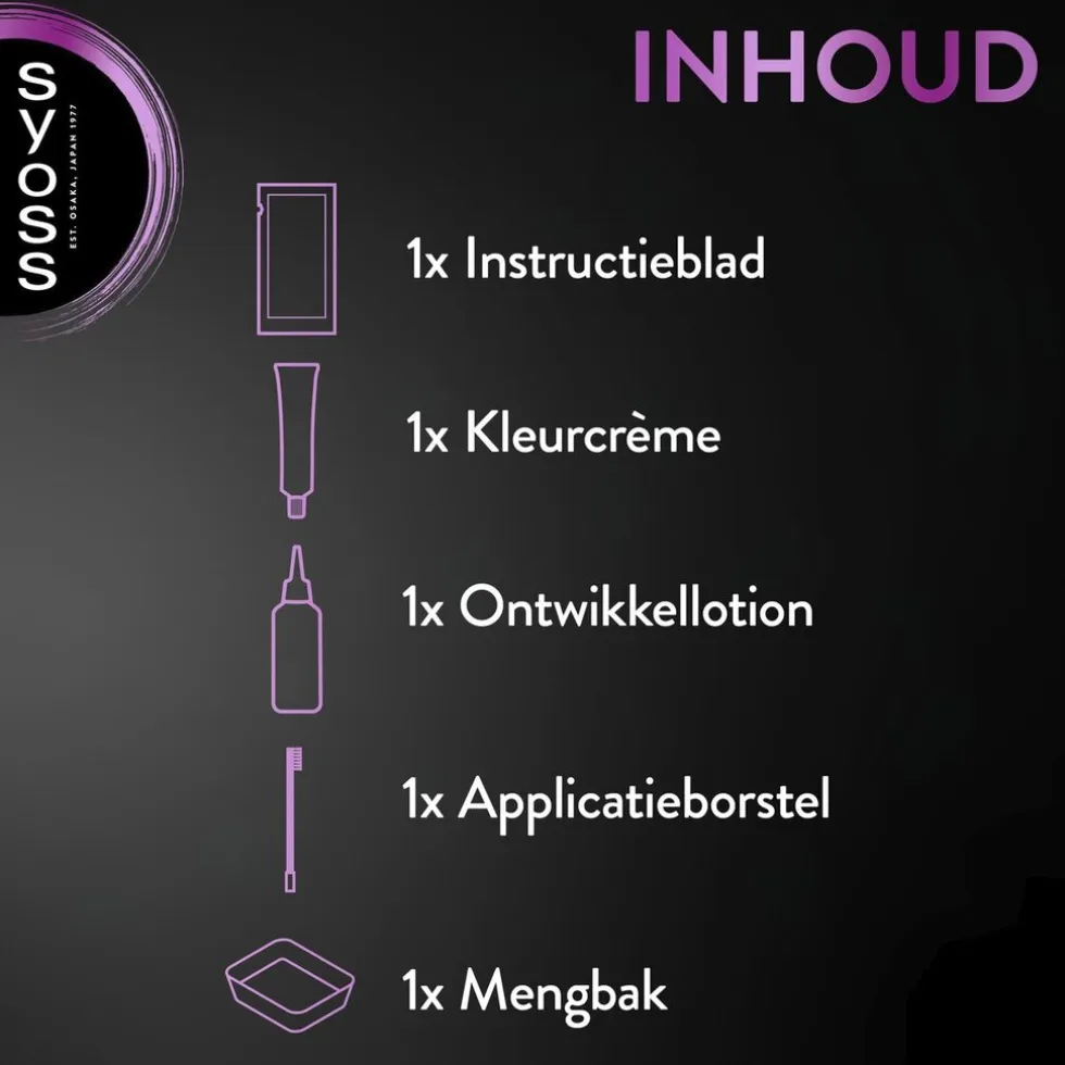 Syoss Brow Tint Lichtbruin Permanente Wenkbrauwverf