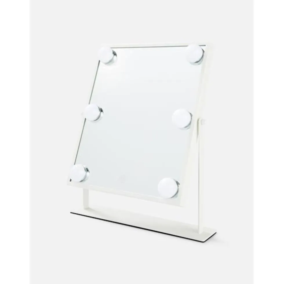 UNIQ Xl Hollywood Make-up Make-upspiegel met 6 Led Lampen en Aanraakfunctie