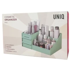 UNIQ Make‑up & Sieraden Organizer – 2 Laden, Mintgroen